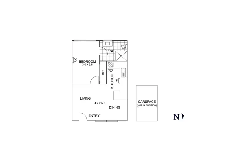 Floorplan of Homely apartment listing, 4/7 Anderson Court, Mentone VIC 3194