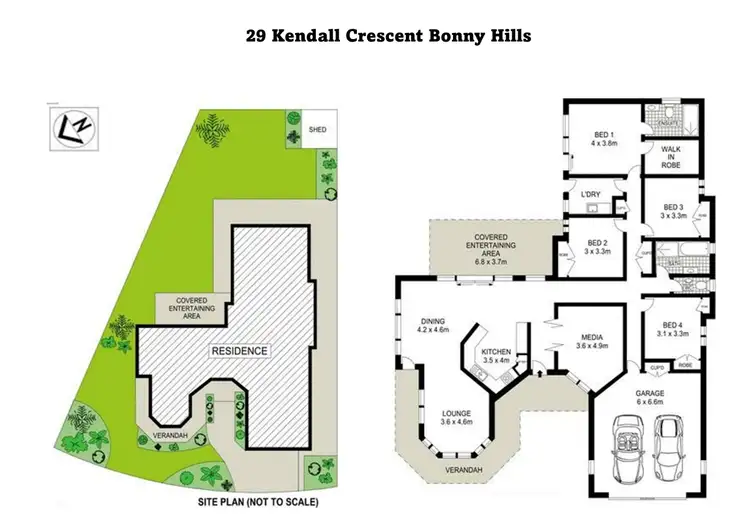 Floorplan of Homely house listing, 29 Kendall Crescent, Bonny Hills NSW 2445