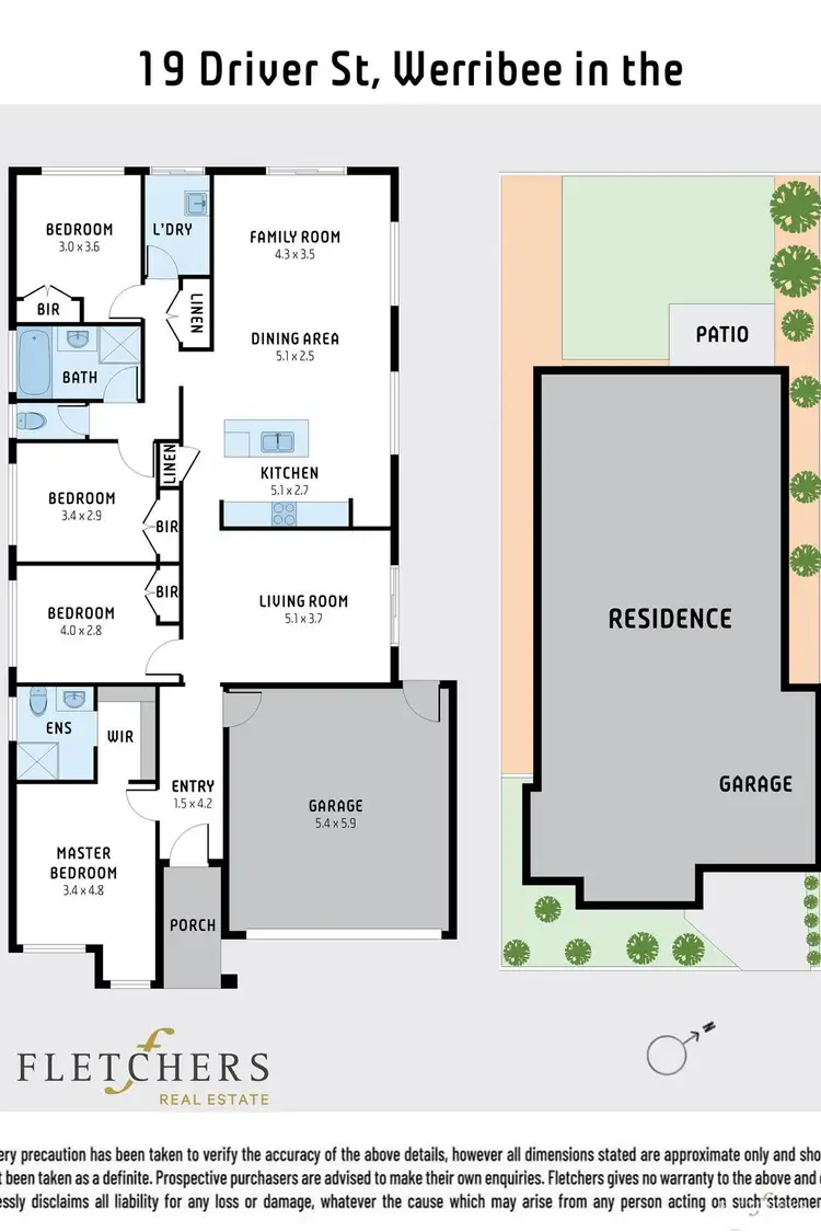 Floorplan of Homely house listing, 19 Driver Street, Werribee VIC 3030