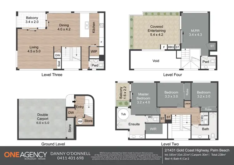 Floorplan of Homely villa listing, 2/1431 Gold Coast Highway, Palm Beach QLD 4221