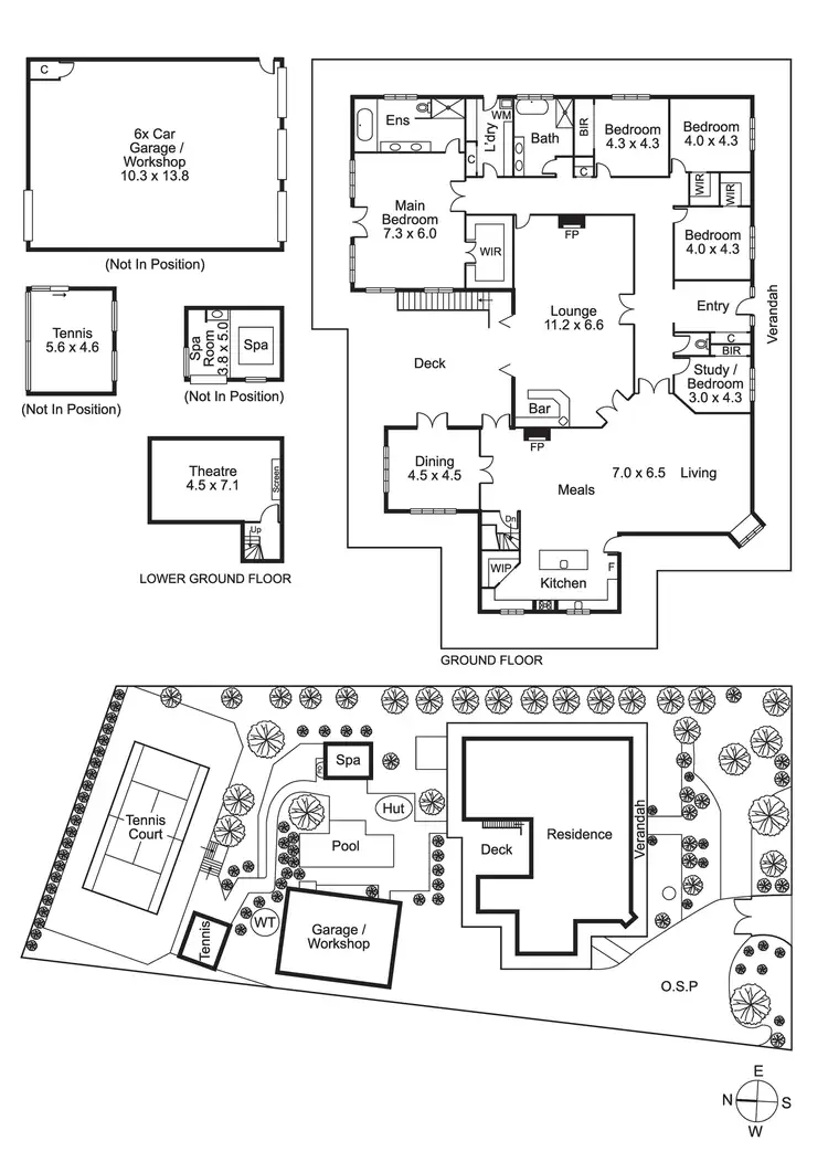 Floorplan of Homely house listing, 34 Salisbury Road, Beaconsfield Upper VIC 3808
