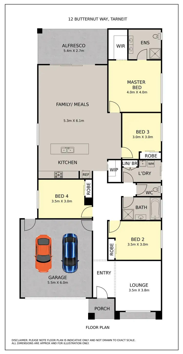 Floorplan of Homely house listing, 12 Butternut Way, Tarneit VIC 3029