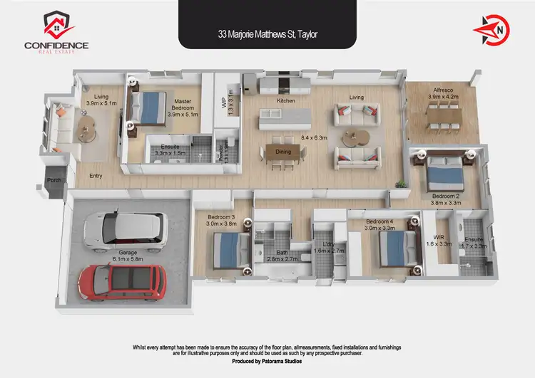 Floorplan of Homely house listing, 33 Marjorie Matthews Street, Taylor ACT 2913