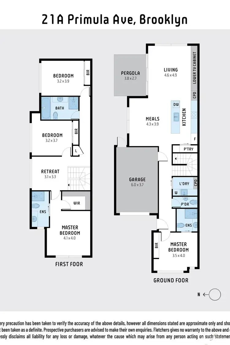 Floorplan of Homely house listing, 21A Primula Avenue, Brooklyn VIC 3012