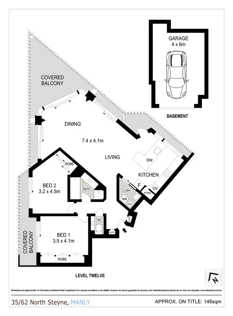 Floorplan of Homely apartment listing, 35/62 North Steyne, Manly NSW 2095