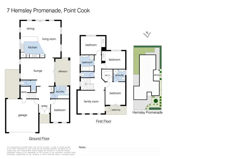 Floorplan of Homely house listing, 7 Hemsley Promenade, Point Cook VIC 3030