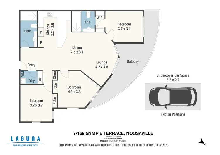 Floorplan of Homely unit listing, 7/169 Gympie Terrace, Noosaville QLD 4566