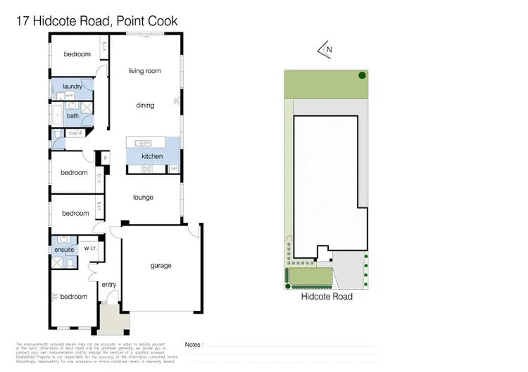Floorplan of Homely house listing, 17 Hidcote Road, Point Cook VIC 3030