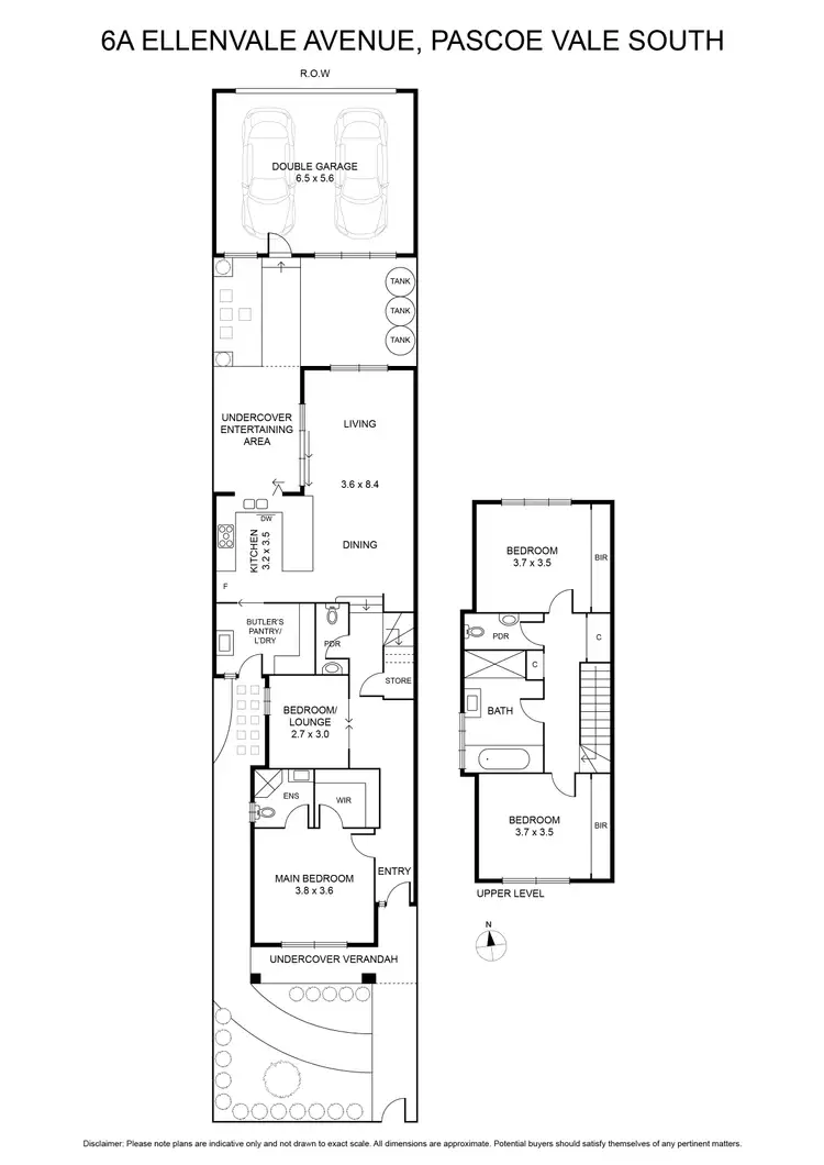 Floorplan of Homely house listing, 6a Ellenvale Avenue, Pascoe Vale South VIC 3044