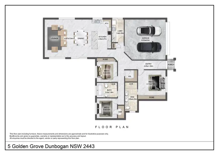 Floorplan of Homely house listing, 5 Golden Grove, Dunbogan NSW 2443