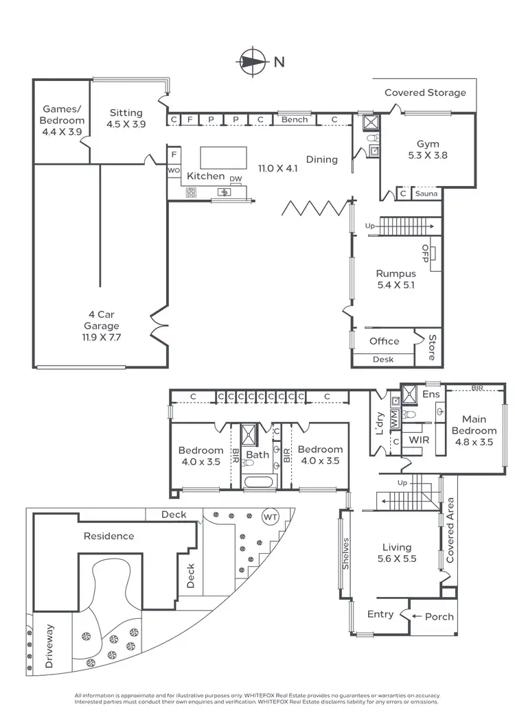 Floorplan of Homely house listing, 99 Alexander Avenue, Upwey VIC 3158