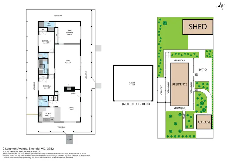 Floorplan of Homely house listing, 2 Leighton Avenue, Emerald VIC 3782