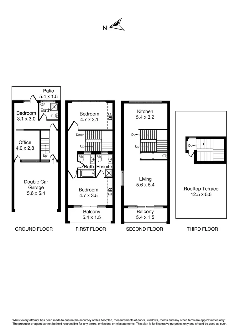 Floorplan of Homely apartment listing, 6/37 Pine Street, Hawthorn VIC 3122