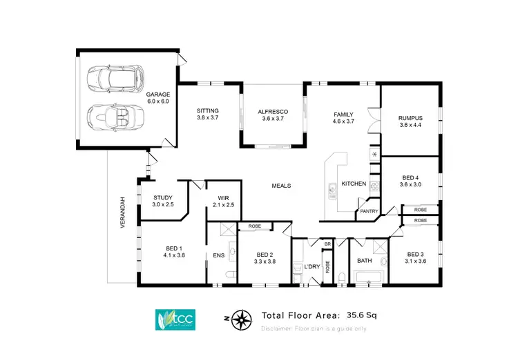 Floorplan of Homely house listing, 35 Shaw Drive, Romsey VIC 3434