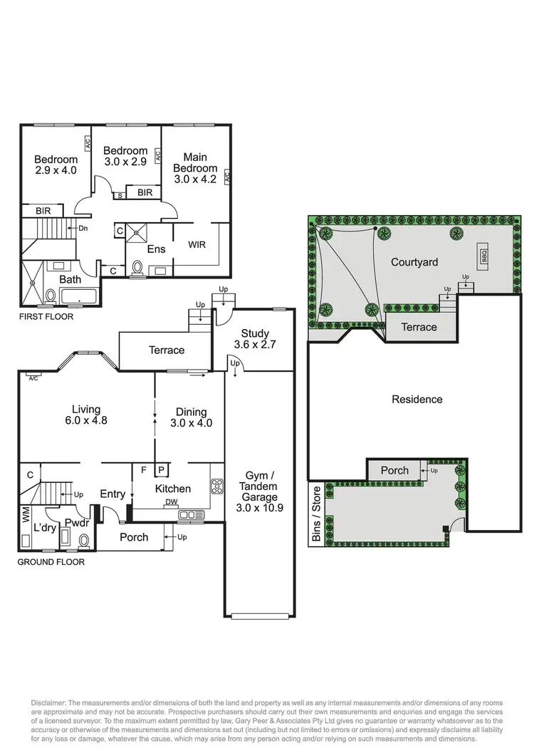 Floorplan of Homely townhouse listing, 410c Dandenong Road, Caulfield North VIC 3161