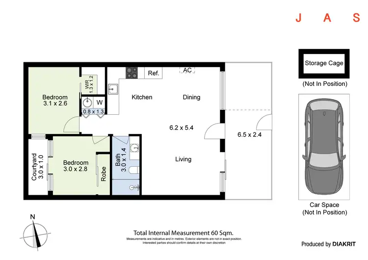 Floorplan of Homely unit listing, 6/630 Barkly Street, West Footscray VIC 3012