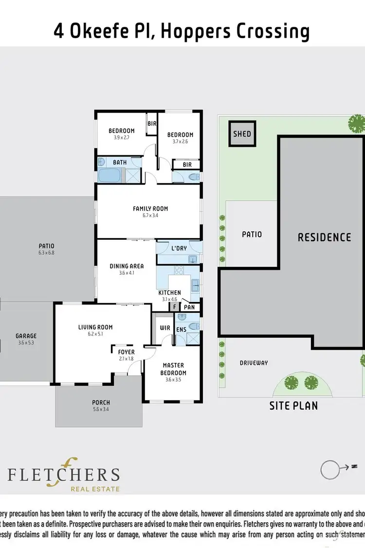 Floorplan of Homely house listing, 4 Okeefe Place, Hoppers Crossing VIC 3029