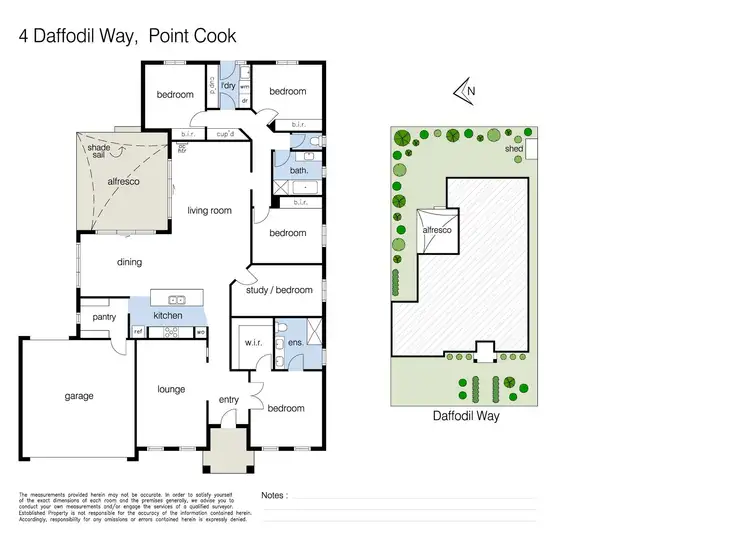 Floorplan of Homely house listing, 4 Daffodil Way, Point Cook VIC 3030