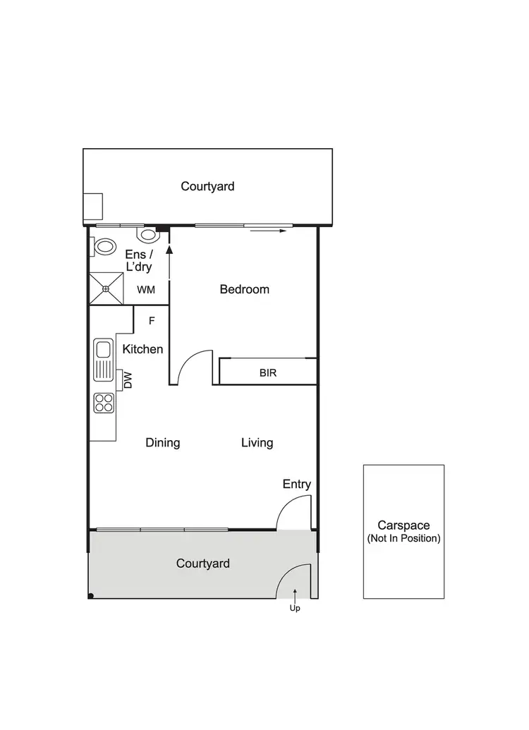 Floorplan of Homely apartment listing, 3/122 Beaconsfield Parade, Albert Park VIC 3206
