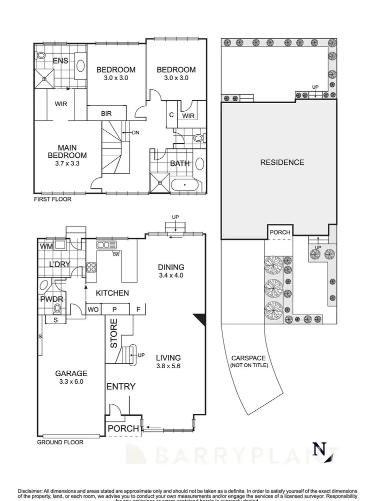 Floorplan of Homely townhouse listing, 9/163 Mitcham Road, Donvale VIC 3111