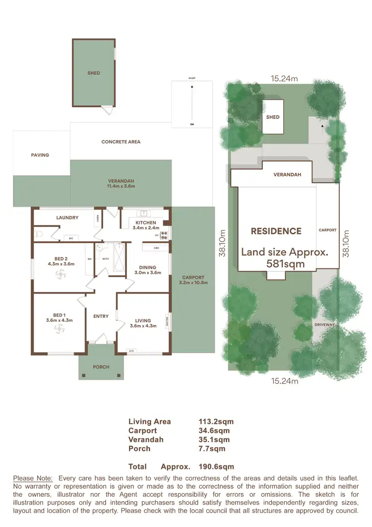 Floorplan of Homely house listing, 76 Price Avenue, Clapham SA 5062