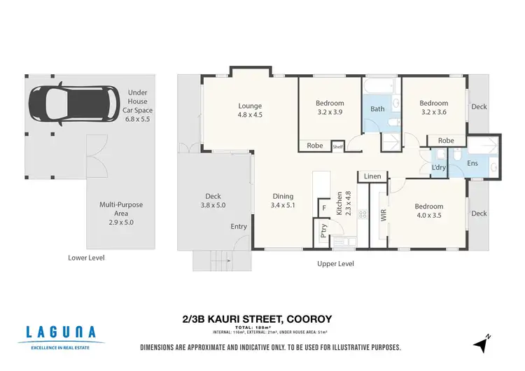 Floorplan of Homely house listing, 2/3B Kauri Street, Cooroy QLD 4563