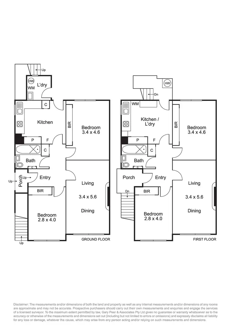 Floorplan of Homely house listing, 1 & 2/10 Lang Street, South Yarra VIC 3141