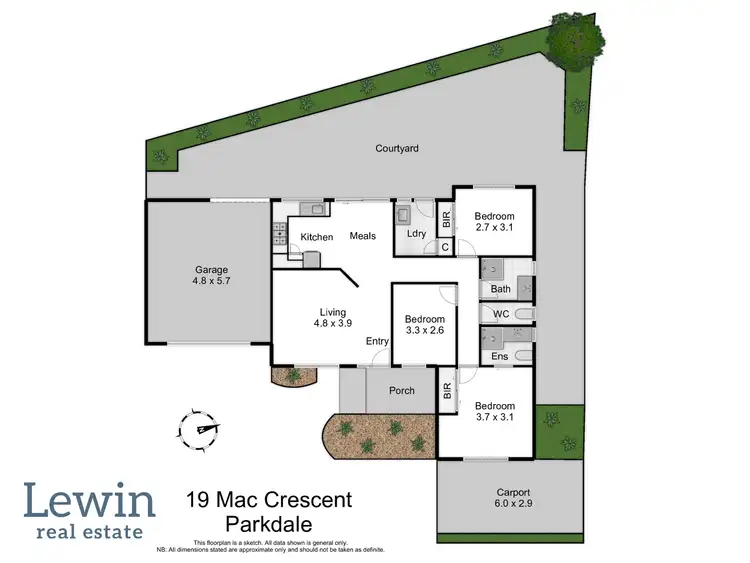 Floorplan of Homely house listing, 19 Mac Crescent, Parkdale VIC 3195