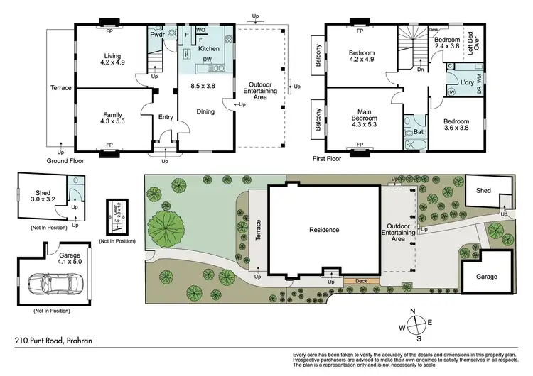 Floorplan of Homely house listing, 210 Punt Road, Prahran VIC 3181