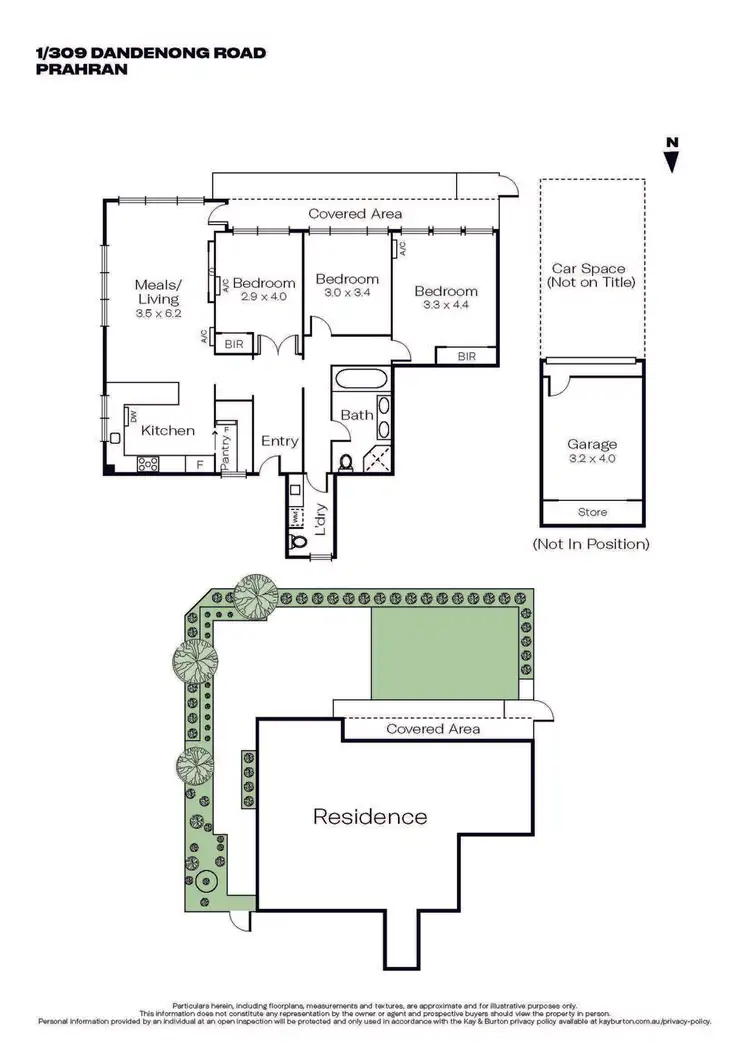 Floorplan of Homely apartment listing, 1/309 Dandenong Road, Prahran VIC 3181