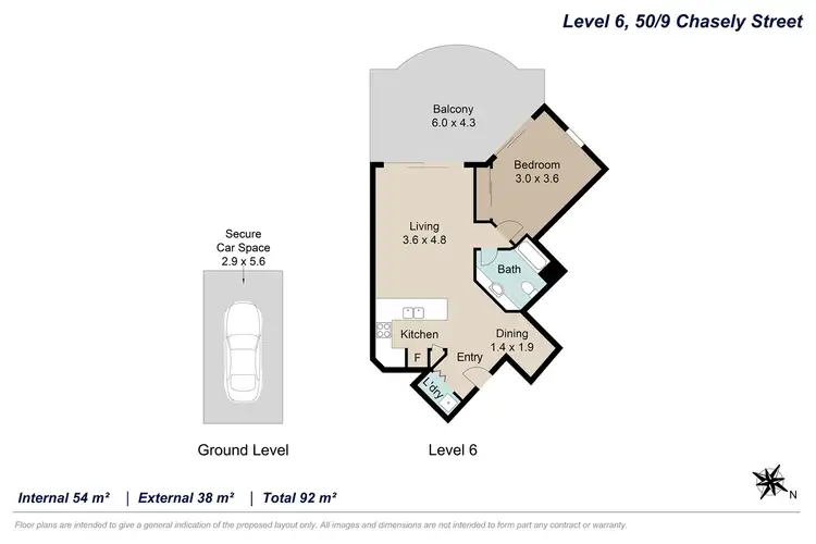 Floorplan of Homely unit listing, 50/9 Chasely Street, Auchenflower QLD 4066
