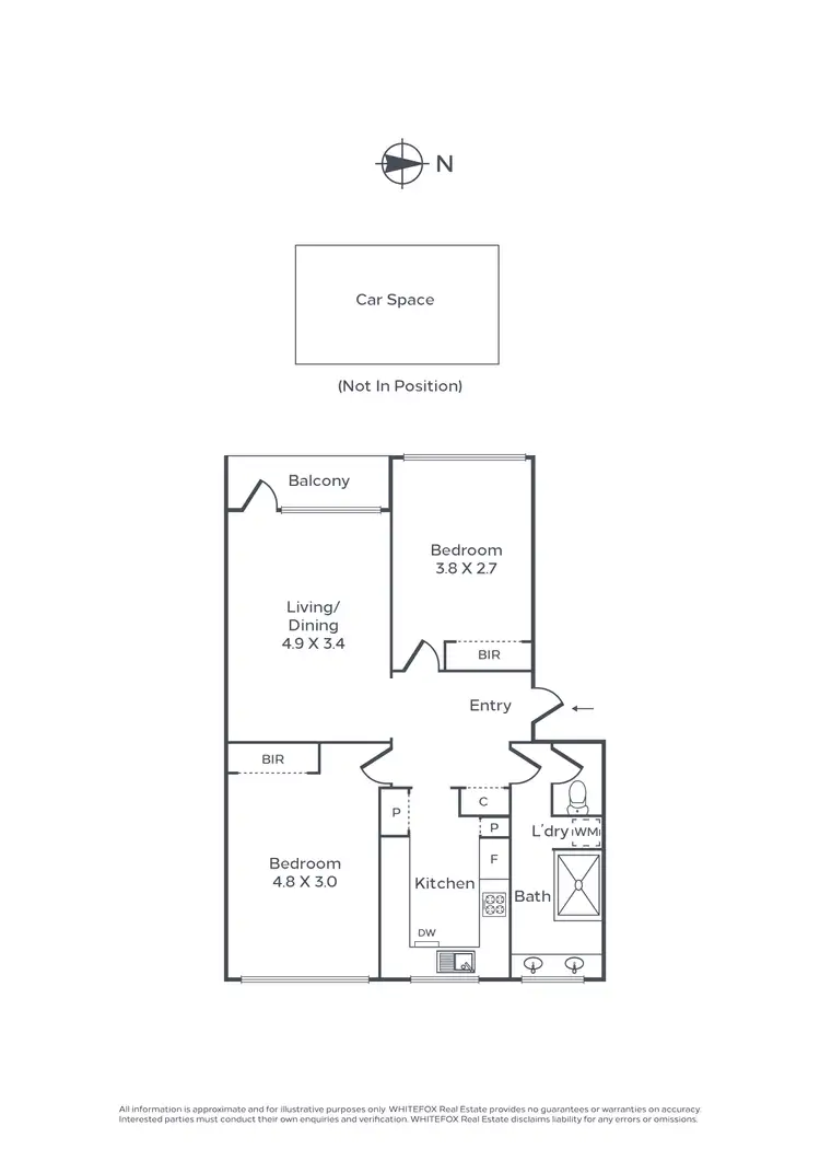 Floorplan of Homely apartment listing, 3/299 Dandenong Road, Prahran VIC 3181