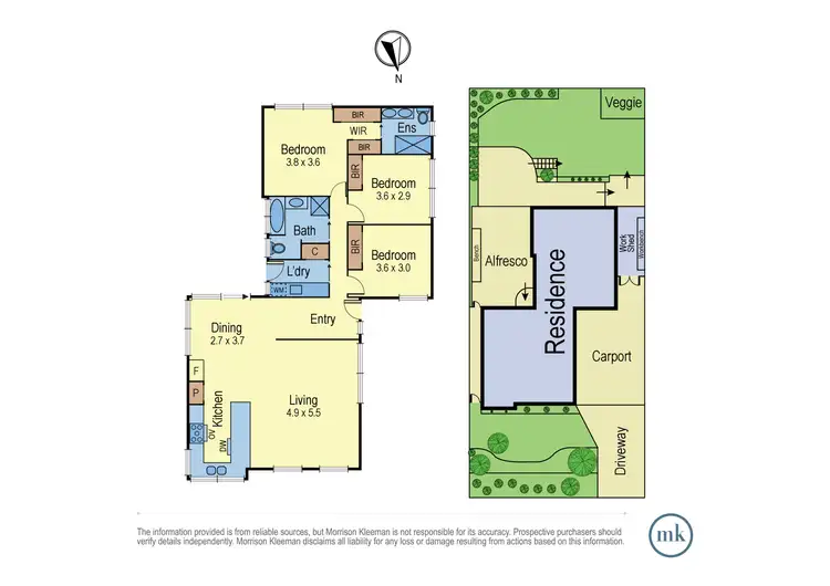Floorplan of Homely house listing, 16 Collendina Crescent, Greensborough VIC 3088