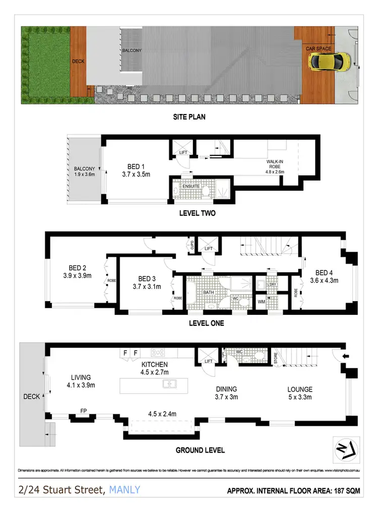 Floorplan of Homely house listing, 2/24 Stuart Street, Manly NSW 2095