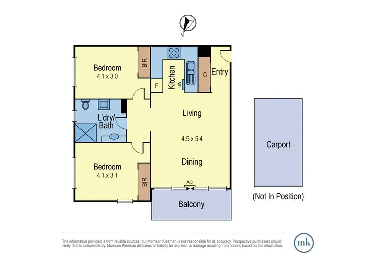 Floorplan of Homely unit listing, 202/36 Rowell Drive, Mernda VIC 3754