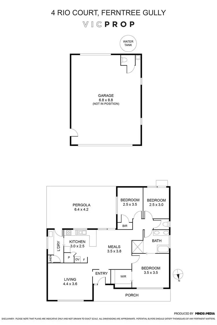Floorplan of Homely house listing, 4 Rio Court, Ferntree Gully VIC 3156