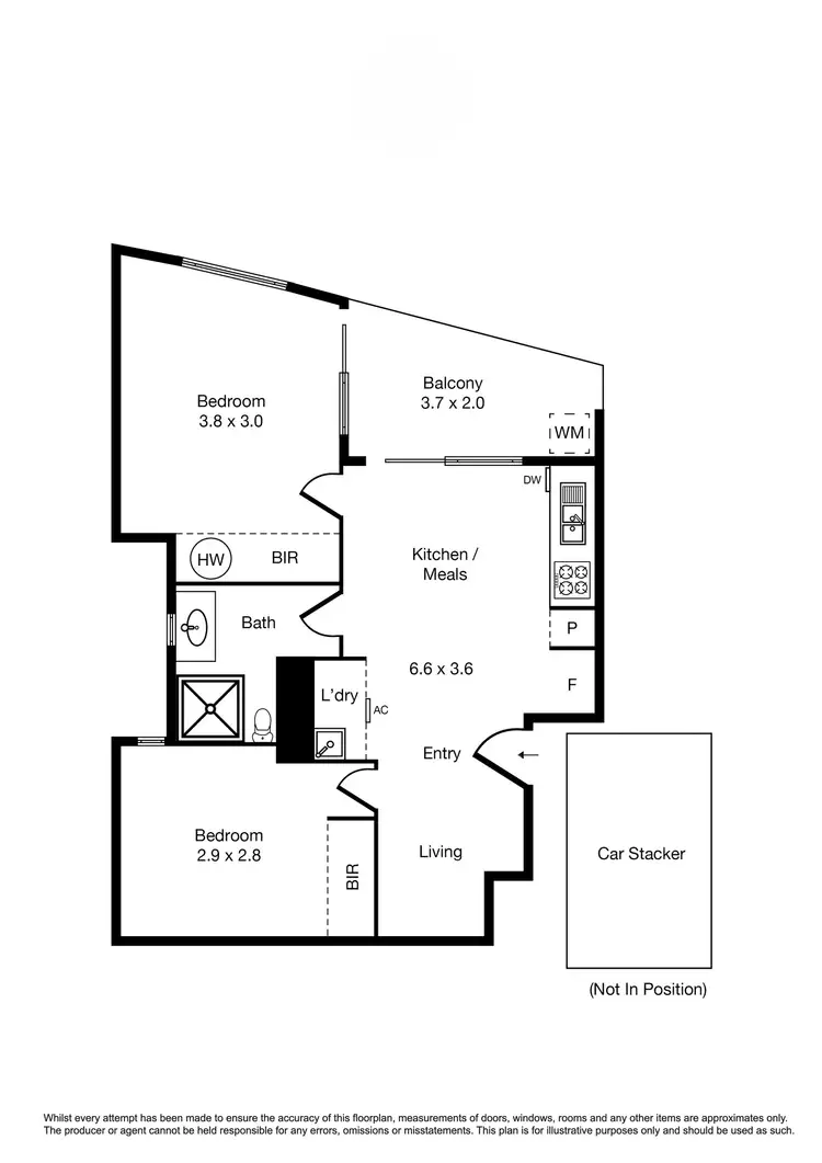 Floorplan of Homely apartment listing, 102/286 Neerim Road, Carnegie VIC 3163
