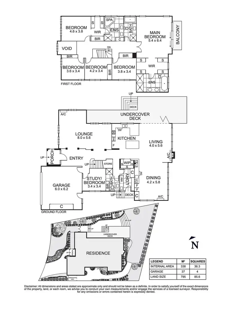 Floorplan of Homely house listing, 38 Liddesdale Grove, Eltham North VIC 3095