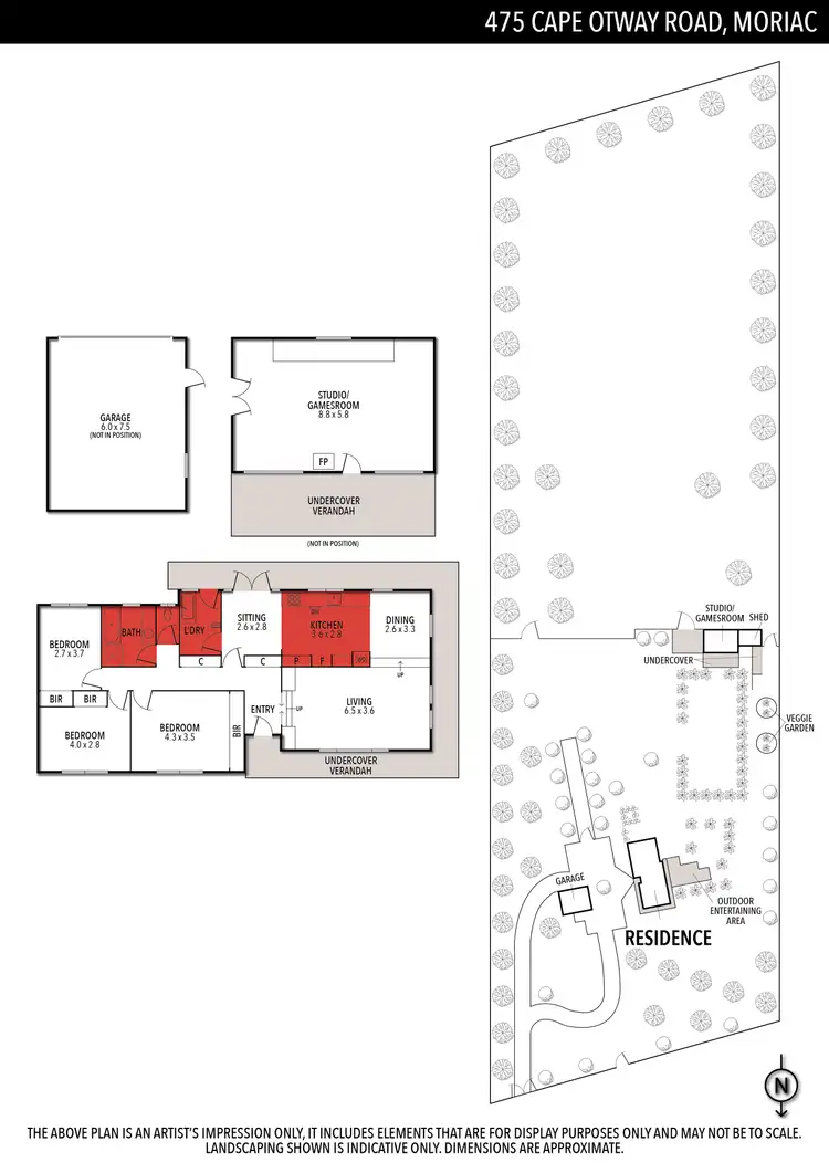 Floorplan of Homely rural property listing, 475 Cape Otway Road, Moriac VIC 3240