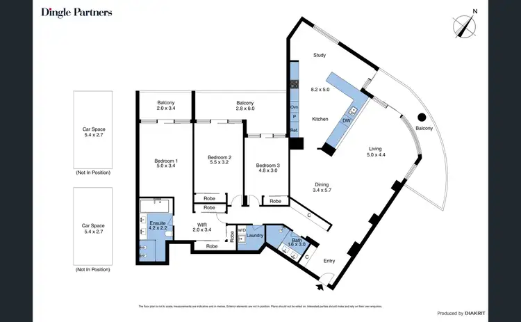Floorplan of Homely apartment listing, 2505/26 Southgate Avenue, Southbank VIC 3006