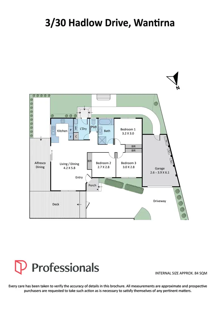 Floorplan of Homely unit listing, 3/30 Hadlow Drive, Wantirna VIC 3152