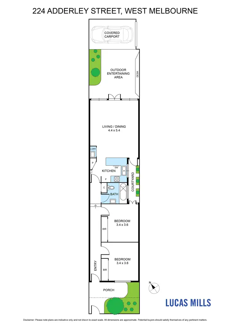 Floorplan of Homely house listing, 224 Adderley Street, West Melbourne VIC 3003