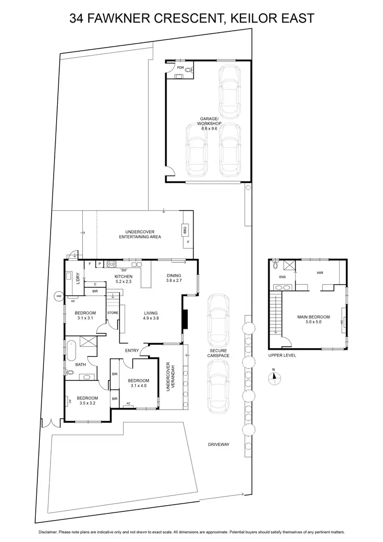 Floorplan of Homely house listing, 34 Fawkner Crescent, Keilor East VIC 3033