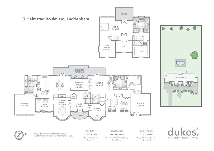 Floorplan of Homely house listing, 17 Halmstad Boulevard, Luddenham NSW 2745