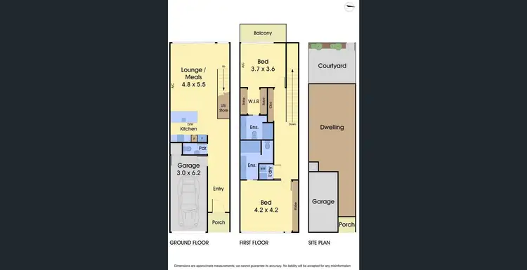 Floorplan of Homely townhouse listing, 21 Sharp Circuit, Mill Park VIC 3082