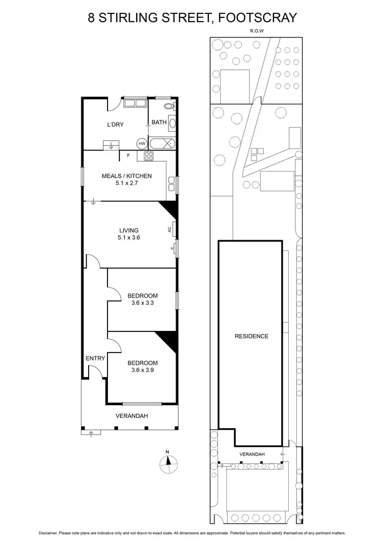 Floorplan of Homely house listing, 8 Stirling Street, Footscray VIC 3011