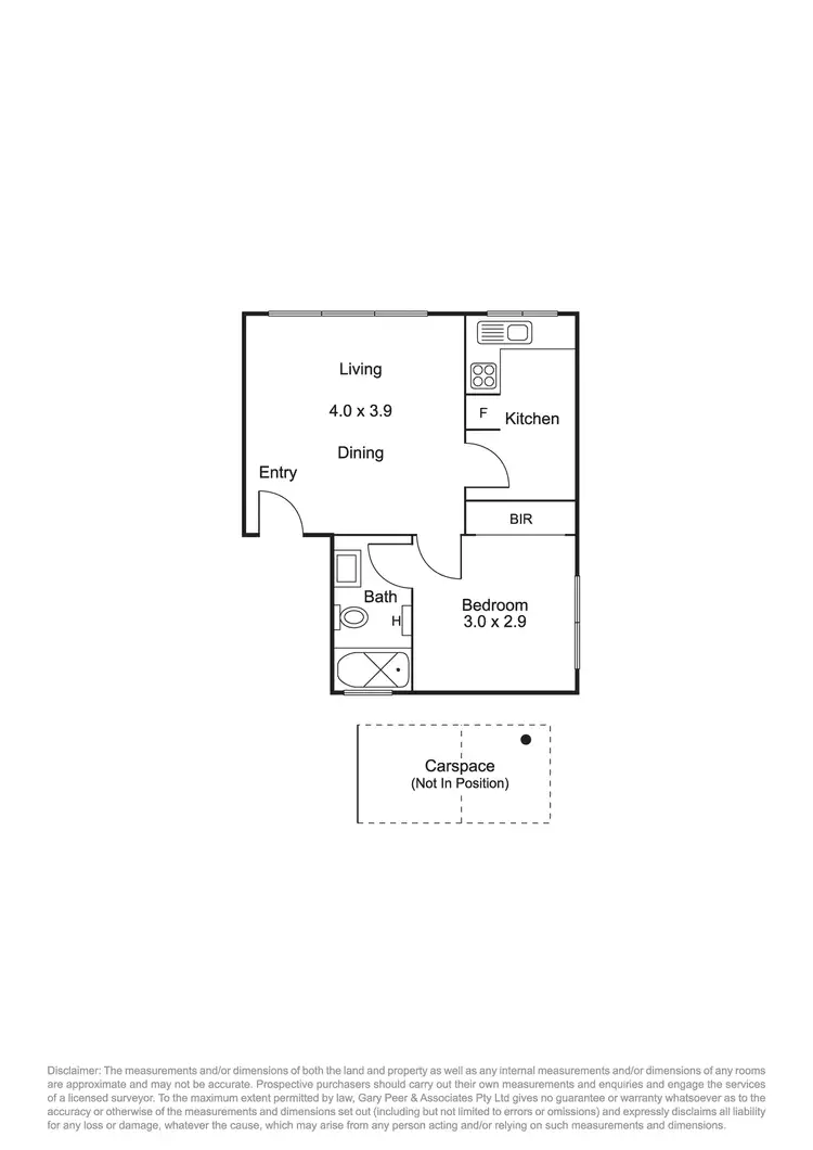 Floorplan of Homely apartment listing, 10/35 Fitzgerald Street, South Yarra VIC 3141