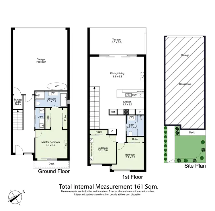 Floorplan of Homely townhouse listing, 17 Rosala Avenue, Altona North VIC 3025