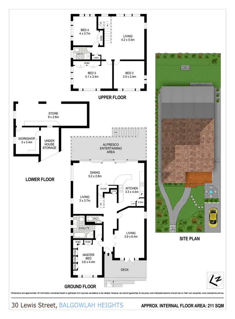 Floorplan of Homely house listing, 30 Lewis Street, Balgowlah Heights NSW 2093