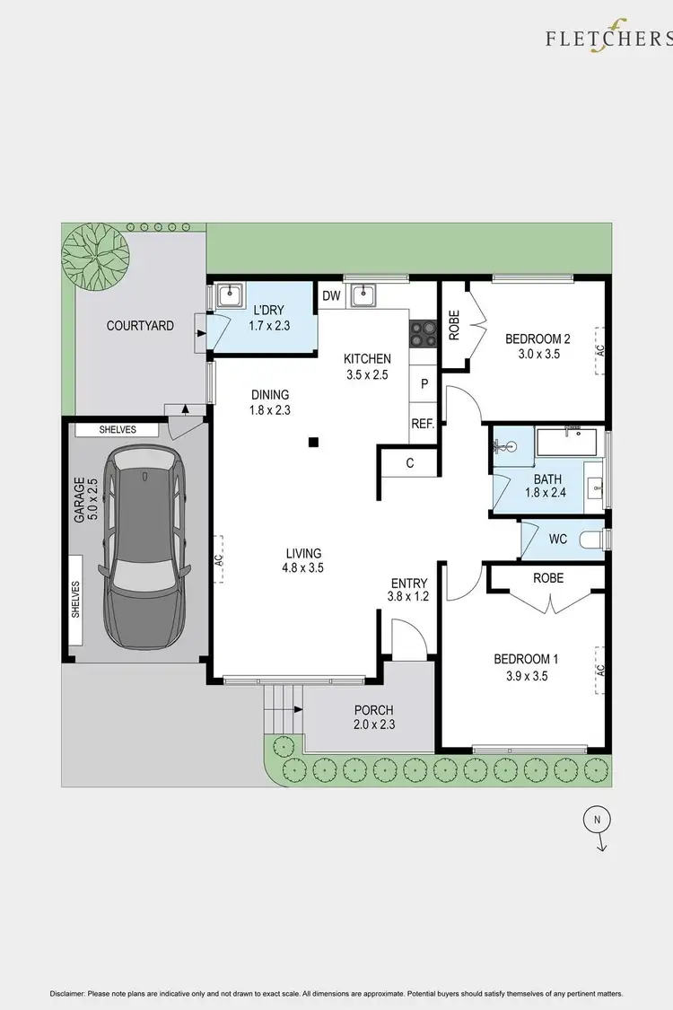 Floorplan of Homely villa listing, 3/1 Frederick Street, Caulfield South VIC 3162